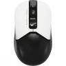 Мышь A4TECH FSTYLER FB12S BT/Radio USB silent оптическая беспроводная 1200dpi черный/белый FB12S USB PANDA