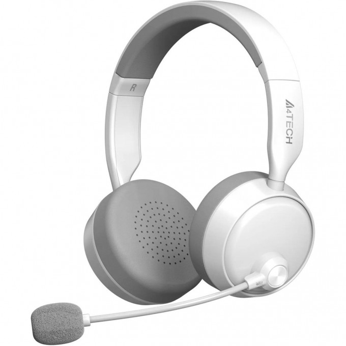 Наушники с микрофоном A4TECH BH230 белый мониторные BT оголовье BH230 WHITE Наушники с микрофоном A4TECH BH230 белый мониторные BT оголовье BH230 WHITE